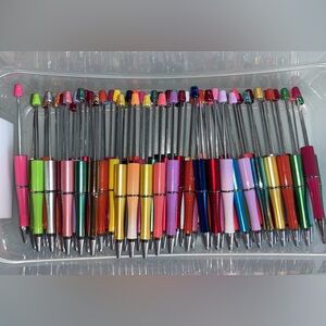 Colorful Beadable Pens Set